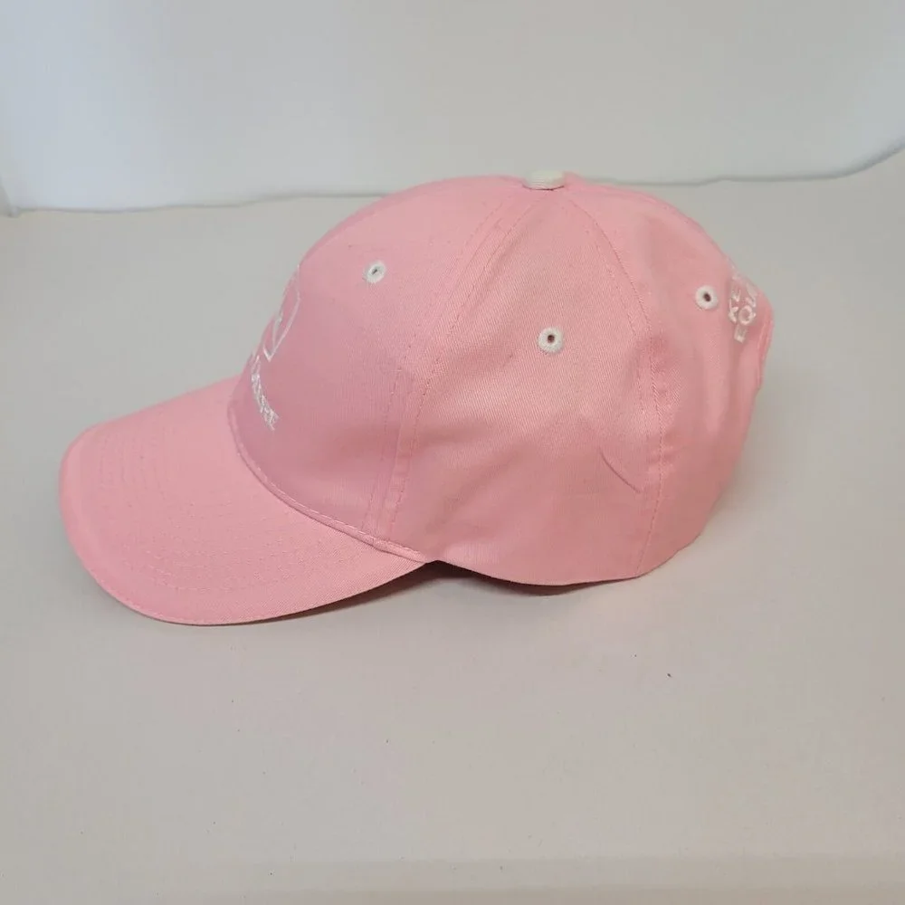 John Deere Womens Pink Baseball Cap Hat Adjustable Stag Logo - Picture 4 of 8